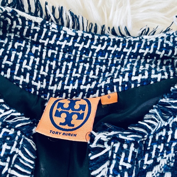 Tory Burch Sleek Navy Suit Set - Picture 2 of 4